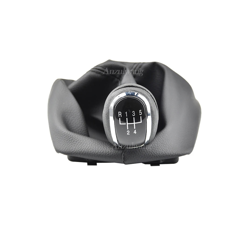 Handmatige Versnellingspookknop Met PU Leren Voor Skoda Fabia MK1 1999 2008