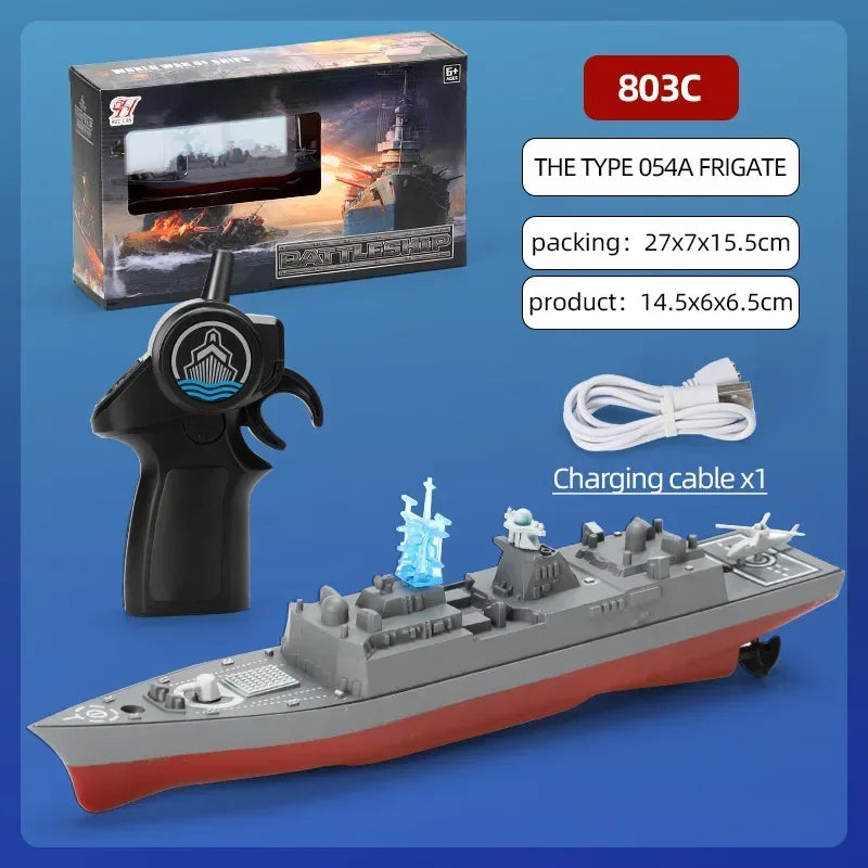 Mini RC Boat 2.4G Aircraft Carrier &ndash; Remote Control Warship 803C
