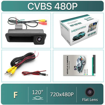 AHD 1080P Vehicle Rear View Handle Camera for Ford Focus 2 MK2 Mondeo MK4 S-Max C-Max Kuga MK1 Fiesta MK7 RoverRange Freelander2 by InterCyprus Trading Ltd