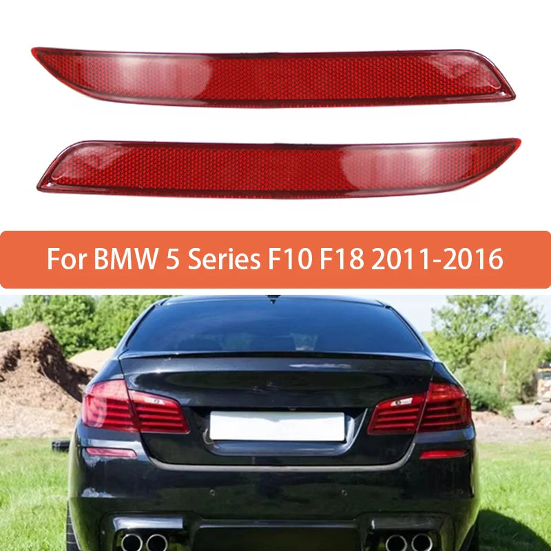 Отражающие полосы с красной линзой для BMW 5 серии F10 F11 F18 63147842955 63147842956