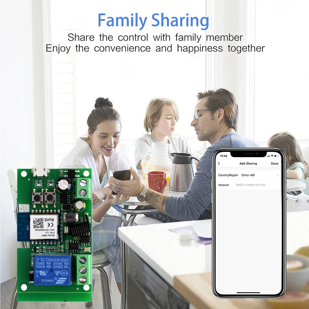 WiFi Smart Garage Door Opener with Voice &amp; App Control