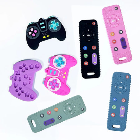 Silicone Remote Control Teething Toy &ndash; Soothes Baby Gums