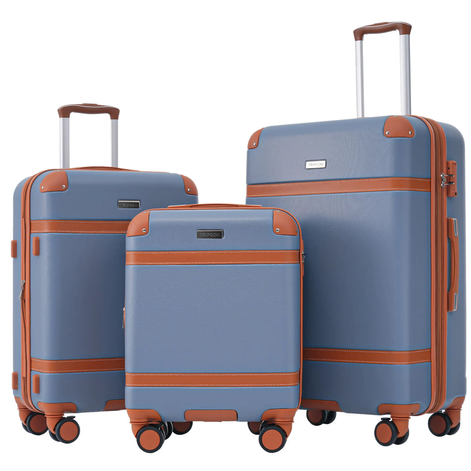 Jugacool Hartschalenkoffer Set 4 Rollen ABS TSA Schloss