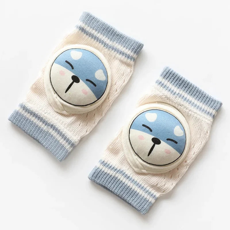 0-3 Years Baby Knee Pads &ndash; Breathable Mesh For Easy Crawl blue dog / 0-3 years