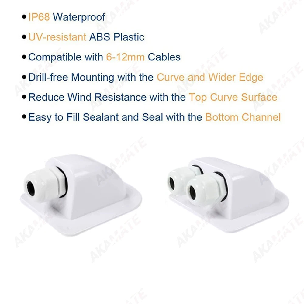 Solar Junction Box RV Waterproof &ndash; IP67 Cable Entry
