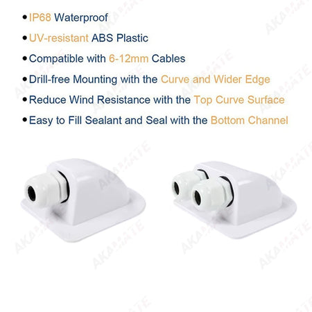 Solar Junction Box RV Waterproof &ndash; IP67 Cable Entry