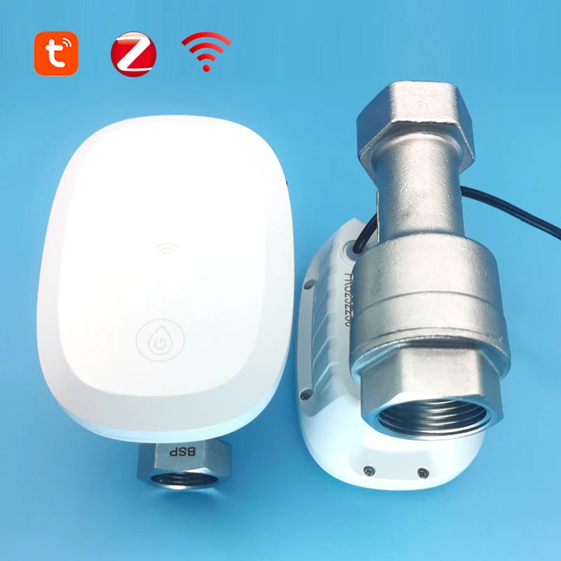 Viedais WiFi ūdens vārsts laistīšanai, 3/4 līdz 1 collai, Alexa un Google Assistant