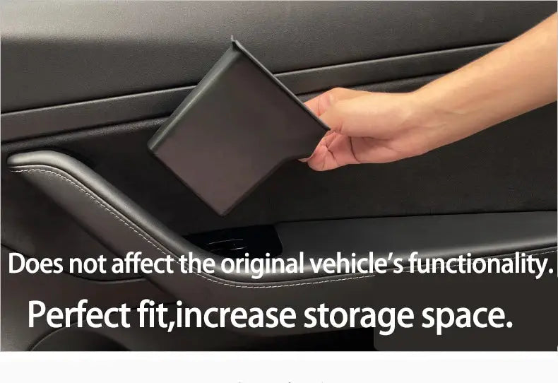 Suitable for Tesla Model 3 Y Door Storage Box, Door Handle Storage Box, Phone Box 2021-2022 Models by InterCyprus Trading Ltd