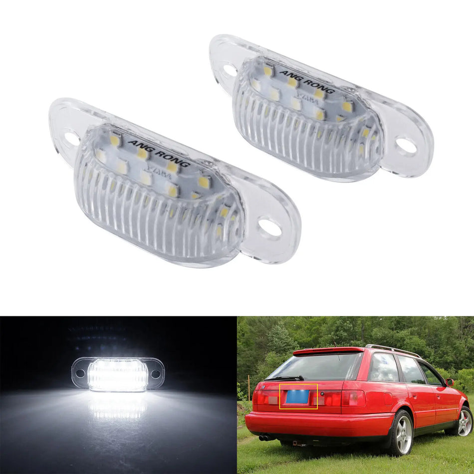 Светодиоды для номерного знака для Audi 80/90 B3/B4 A6 S6 C4 Кабриолет комплект CANBUS Plug And Play