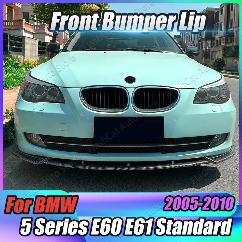 Dolní splitter rty difuzoru spoiler pro BMW E60 E61