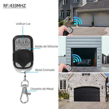 Universal 433MHz Remote Control Duplicator for Garage Doors &amp; Gates