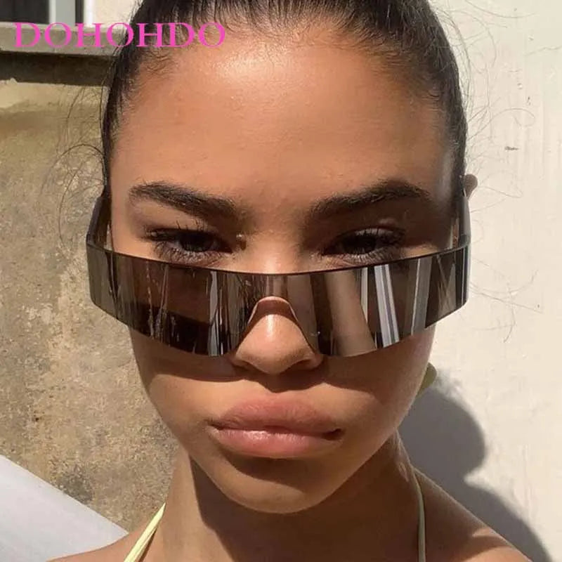 Punk Frameless Y2K Sunglasses for Ultimate Sun Protection