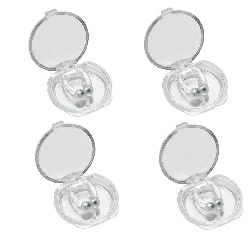 YUKUI Anti Snoring Nose Clip - Magnetic Silent Sleep Aid 4 Pcs