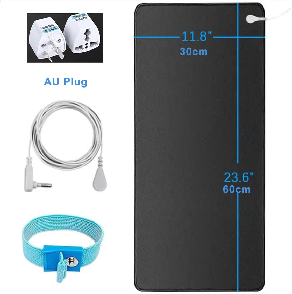 ZT-5656 Earthing Mat With Wristband &ndash; Anxiety Relief Sleep 30x60 AU plug