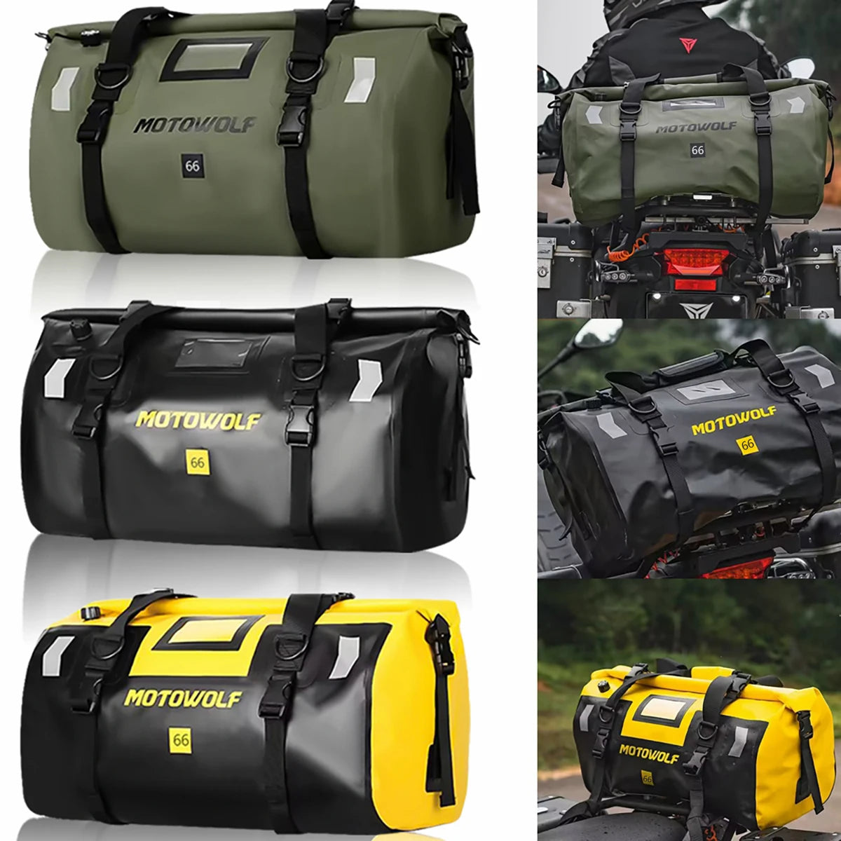 SOYAVISION Y-MC0052 &ndash; Waterproof Motorcycle Tail Bag