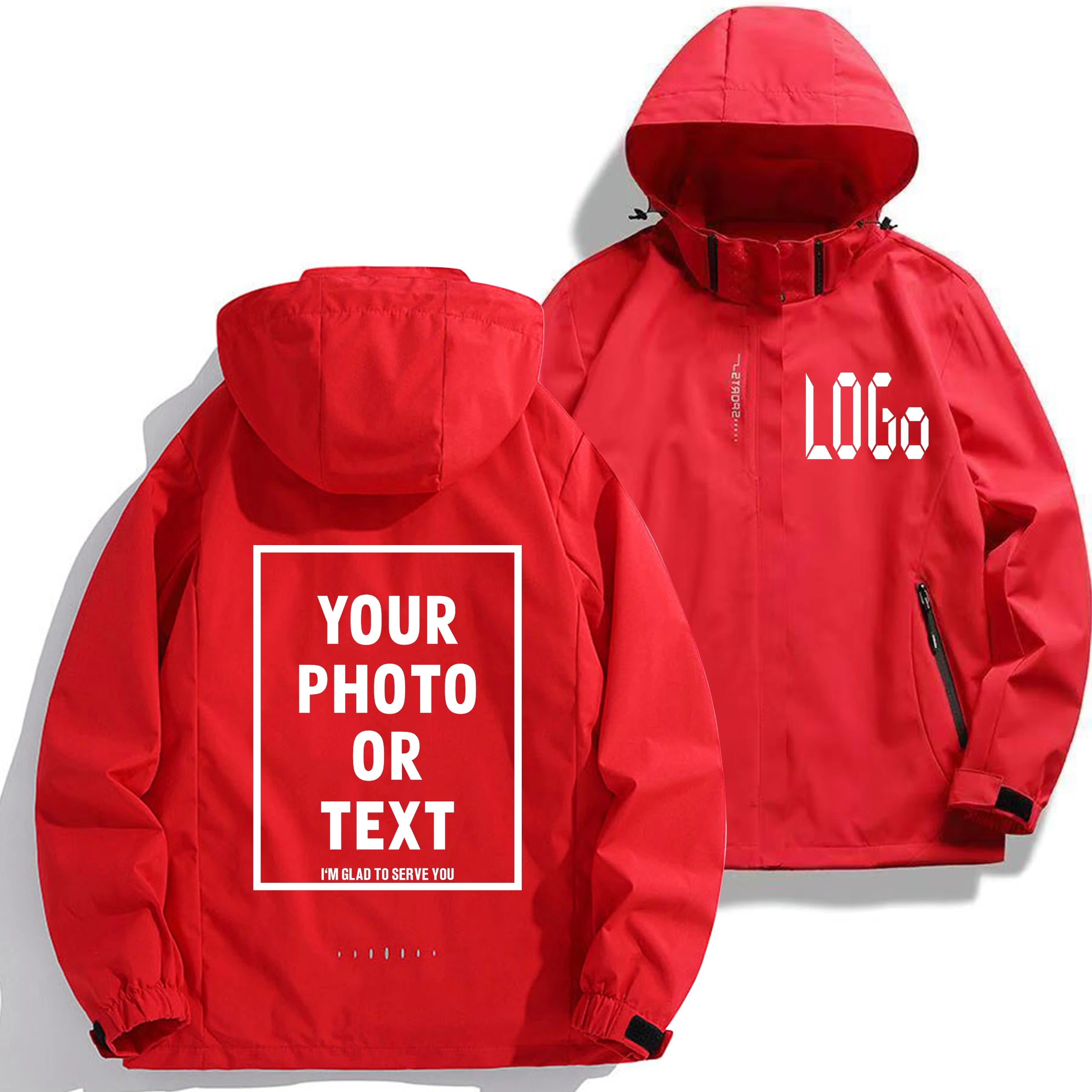 2025 New Fashion Jacket &ndash; Custom Logo And Image Everywhere Red / 4XL / Pack of 1|CHINA