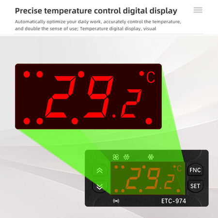 ETC-974 Digital Temperature Controller &ndash; Precise Thermostat