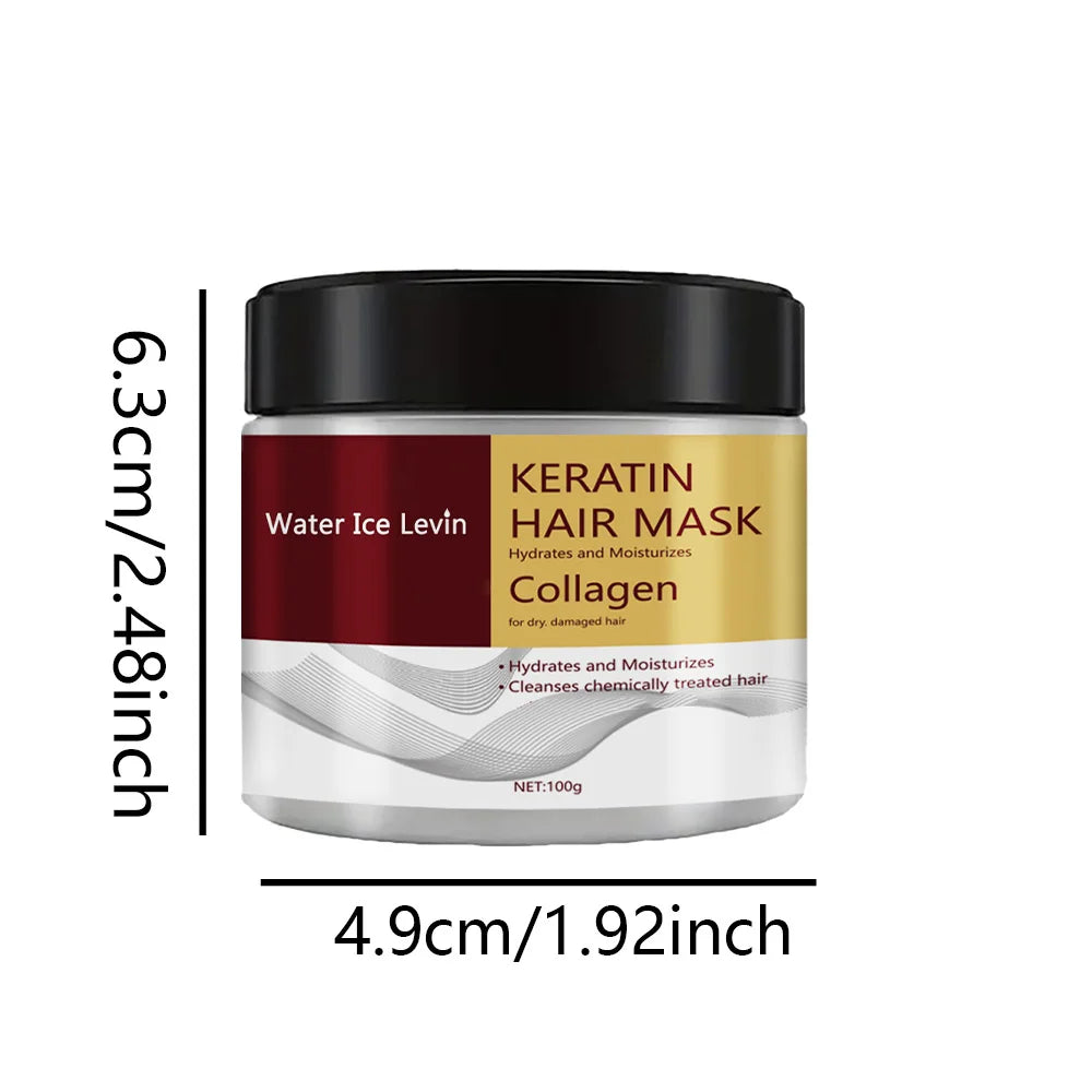 Water Ice Levin Collagen Keratin Hair Mask &ndash; Rapid Frizz Repair and Moisture Control