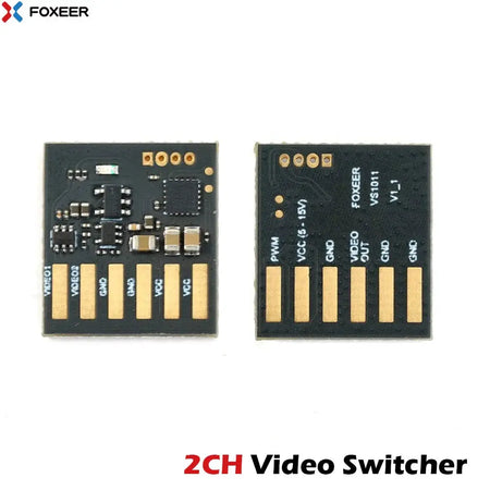 FOXEER 2CH Video Switcher Light Weight Small Size for RC FPV Drone by InterCyprus Trading Ltd