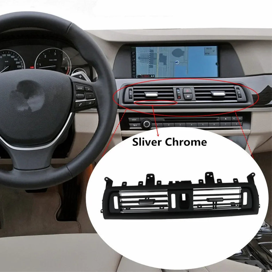 Plošče rešetk za AC z kromiranim obrobjem za BMW serije 5 F10 F18 F11