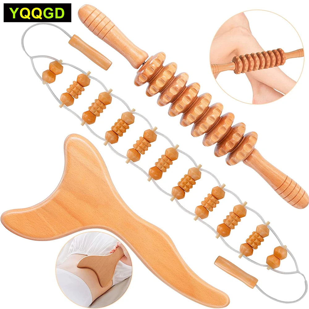 Wood Therapy Massage Kit &ndash; Effective Body Shaping Relief