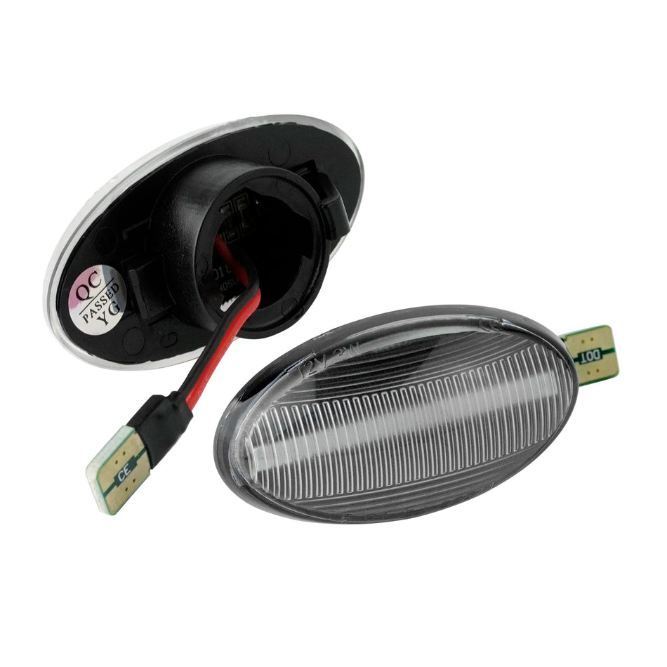 Luzes de Marcador Lateral LED Âmbar Sem Erro para Mini Cooper R50 R53 R52