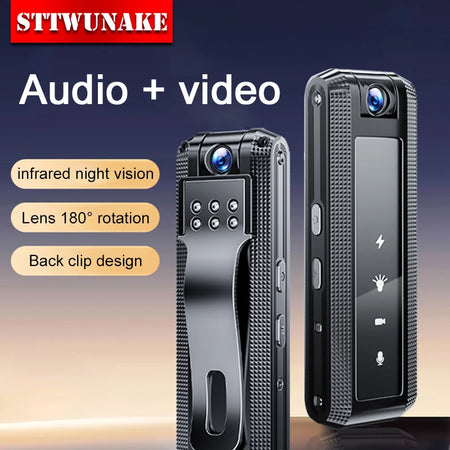 STTWUNAKE BC1M Mini Body Camera &ndash; 1080P HD Video Recording