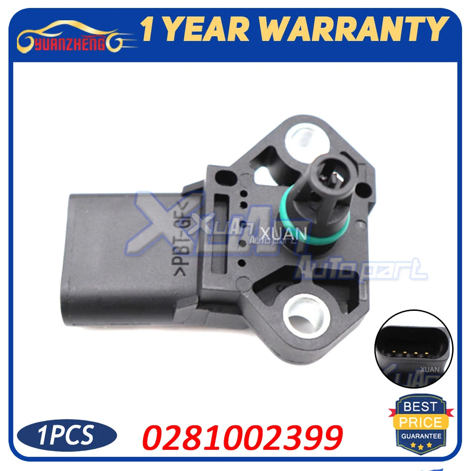 Sensore MAP per Skoda Fabia 2.5 Bar Pressione Turbo, Sostituzione Diretta per Motori Turbo