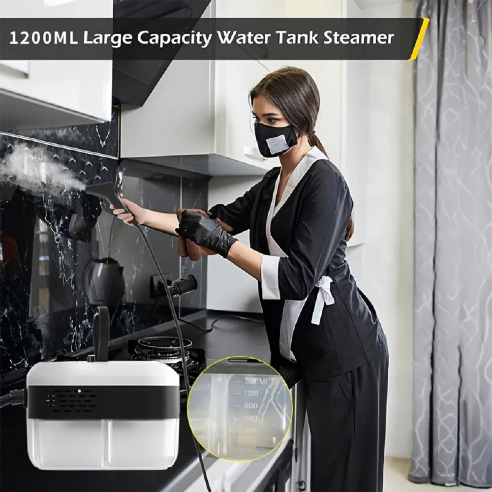 High-Performance Handheld Steam Cleaner for Home and Auto Cleaning