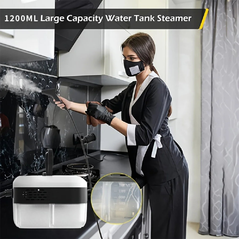 High-Performance Handheld Steam Cleaner for Home and Auto Cleaning