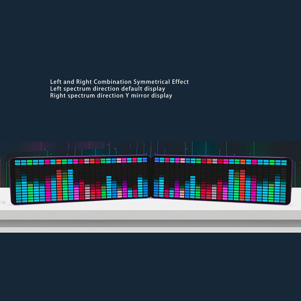 Music Spectrum Display 384 RGB LEDs &ndash; Sound Analysis