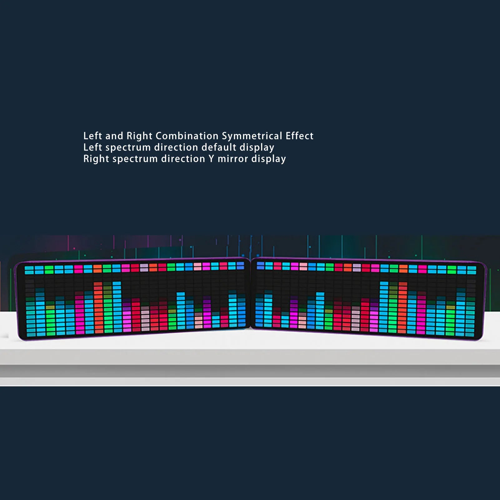 Music Spectrum Display 384 RGB LEDs &ndash; Sound Analysis