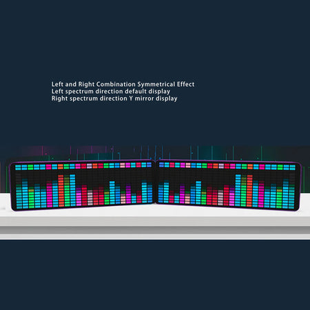 Music Spectrum Display 384 RGB LEDs &ndash; Sound Analysis
