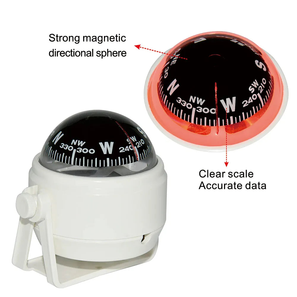 Sea Boat Pivoting Compass &ndash; Waterproof LED Navigation Light