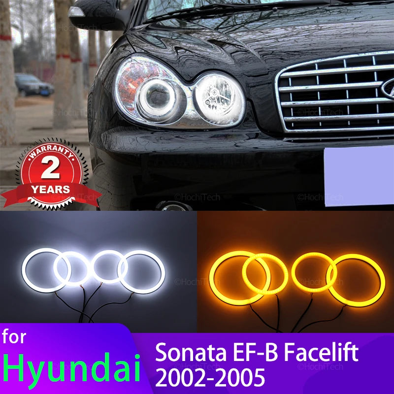 Anillos de Ojos de Ángel LED para Faro Hyundai Sonata EF-B 02-05