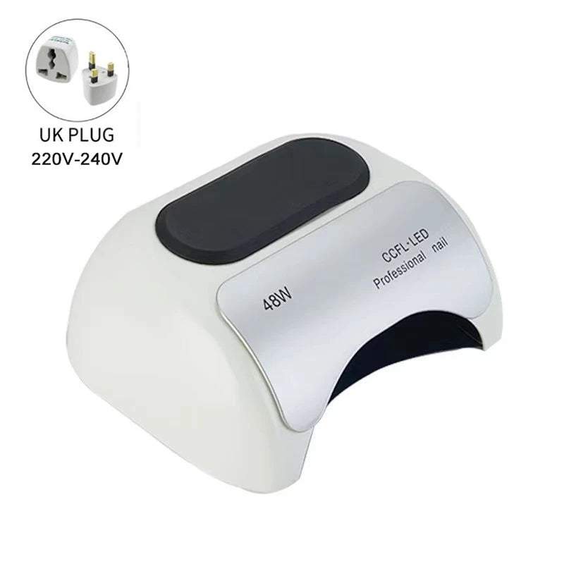 Nail Lamp Pro UV LED 48W &ndash; Three Gear For Gel Cure UK Plug