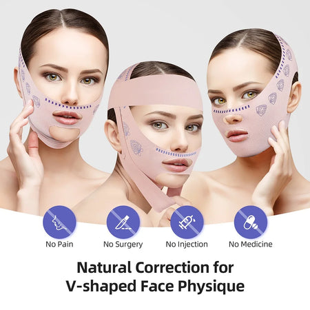 Reusable Face Slimming Bandage &ndash; V Line Face Shaper for Chin and Cheek Lift