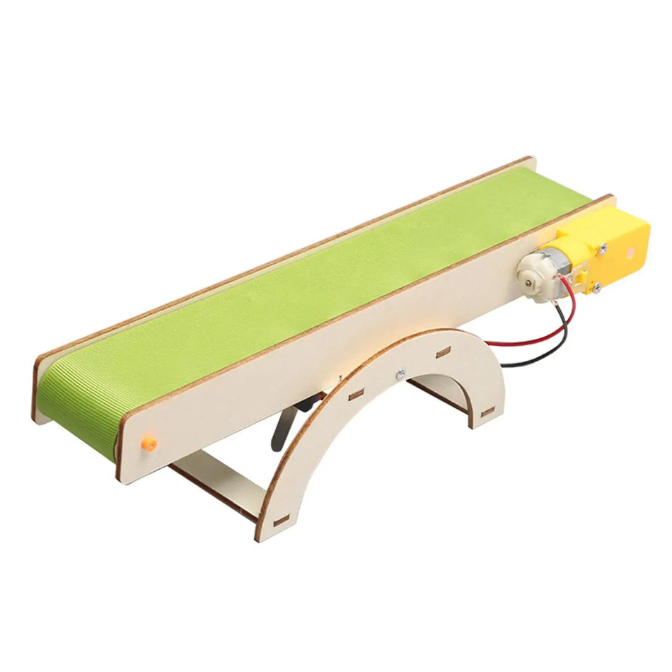 Transportband Gör-det-själv-kit för barn STEM-utbildning Trämodell