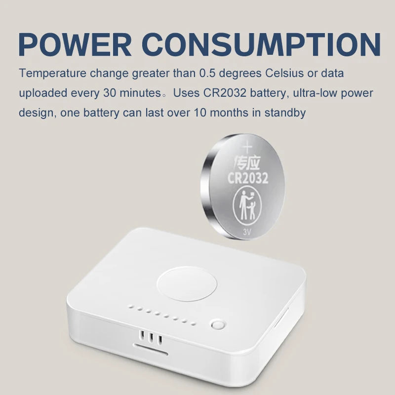 WKD-TH015 Zigbee Temperature Humidity Sensor &ndash; LED Display