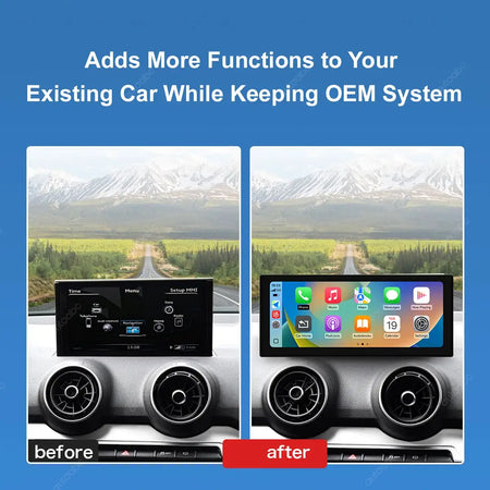 Wireless CarPlay 12.3" Ultra-Thin Linux Touch Screen for Audi Q2L 2018-2022 HD Multimedia Display GPS Navigation Mirror Link BT by InterCyprus Trading Ltd