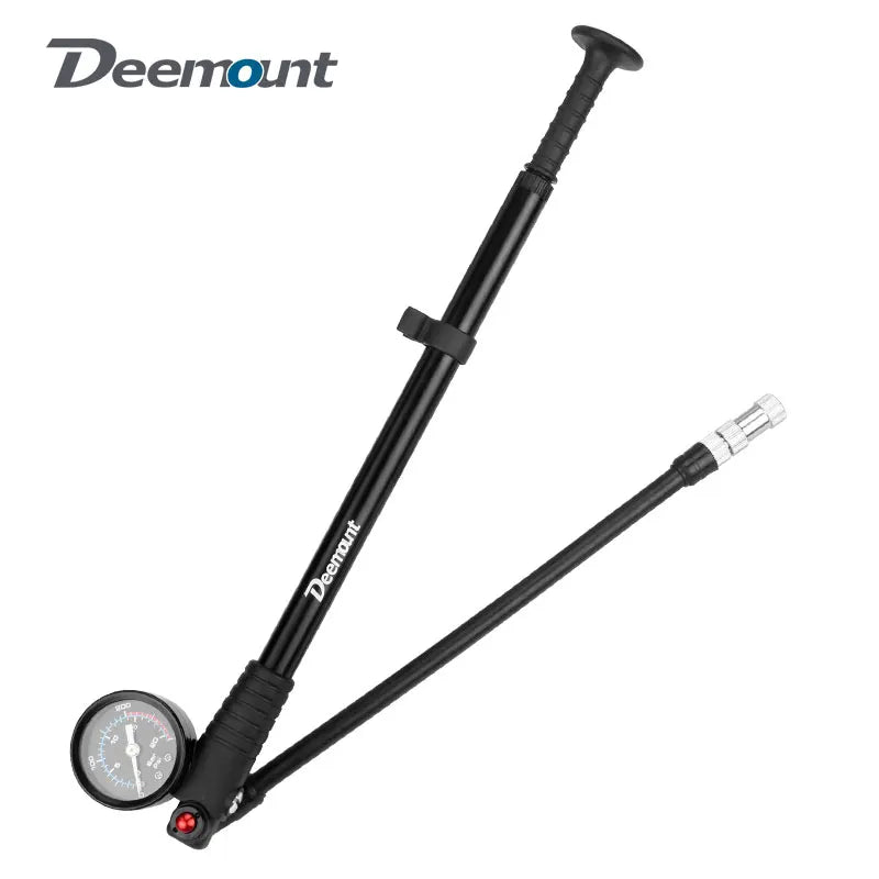 Vysokotlaká cyklistická pumpa s manometrem pro přední vidlici Schrader