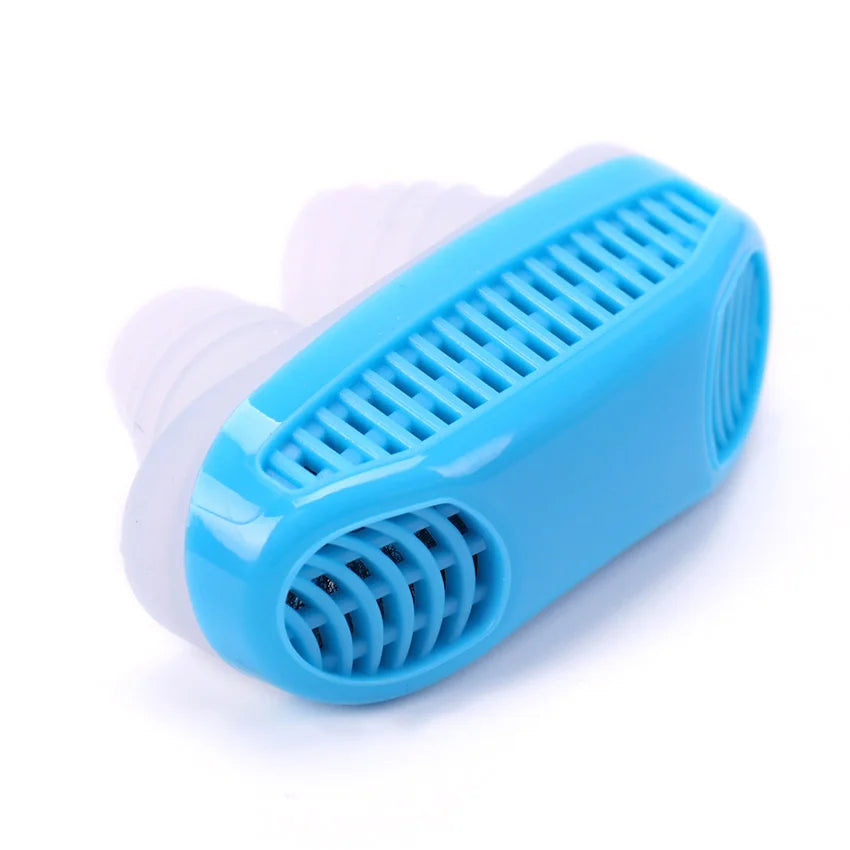 Silicone Nasal Clip Sleep Aid Snore Device &ndash; Ultra-Soft Blue