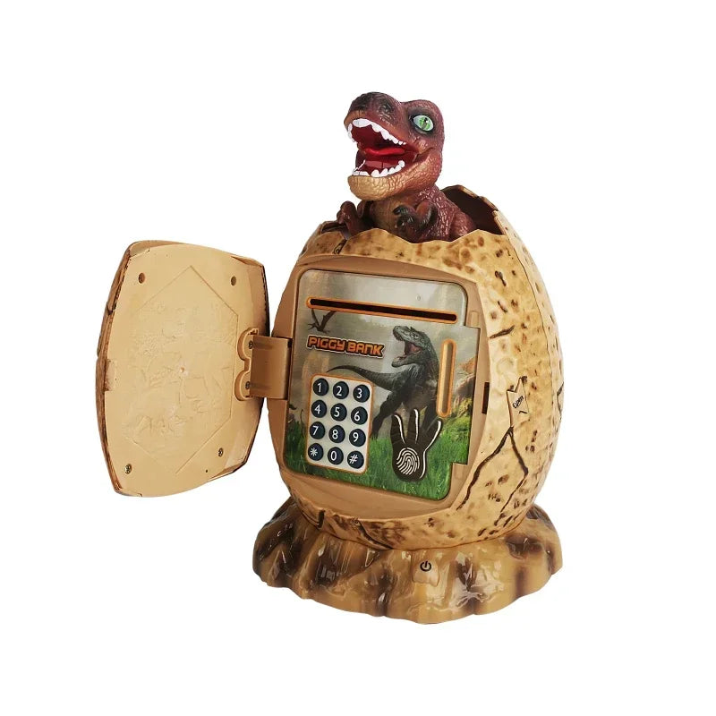 Piggy Bank Dinosaur Egg Model Money Box &ndash; Password Safe A