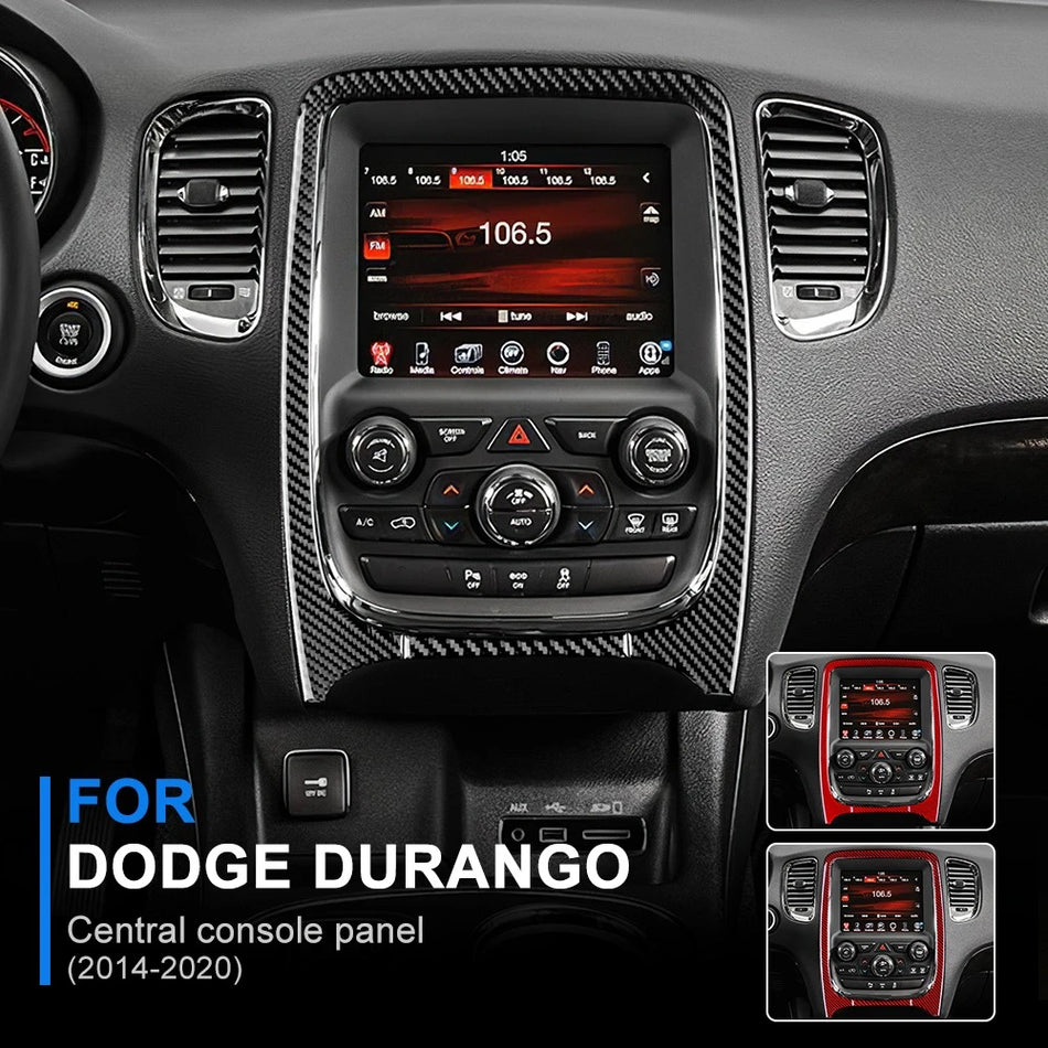 Pokrov navigacijske plošče iz karbonskih vlaken za Dodge Durango 2014-2020