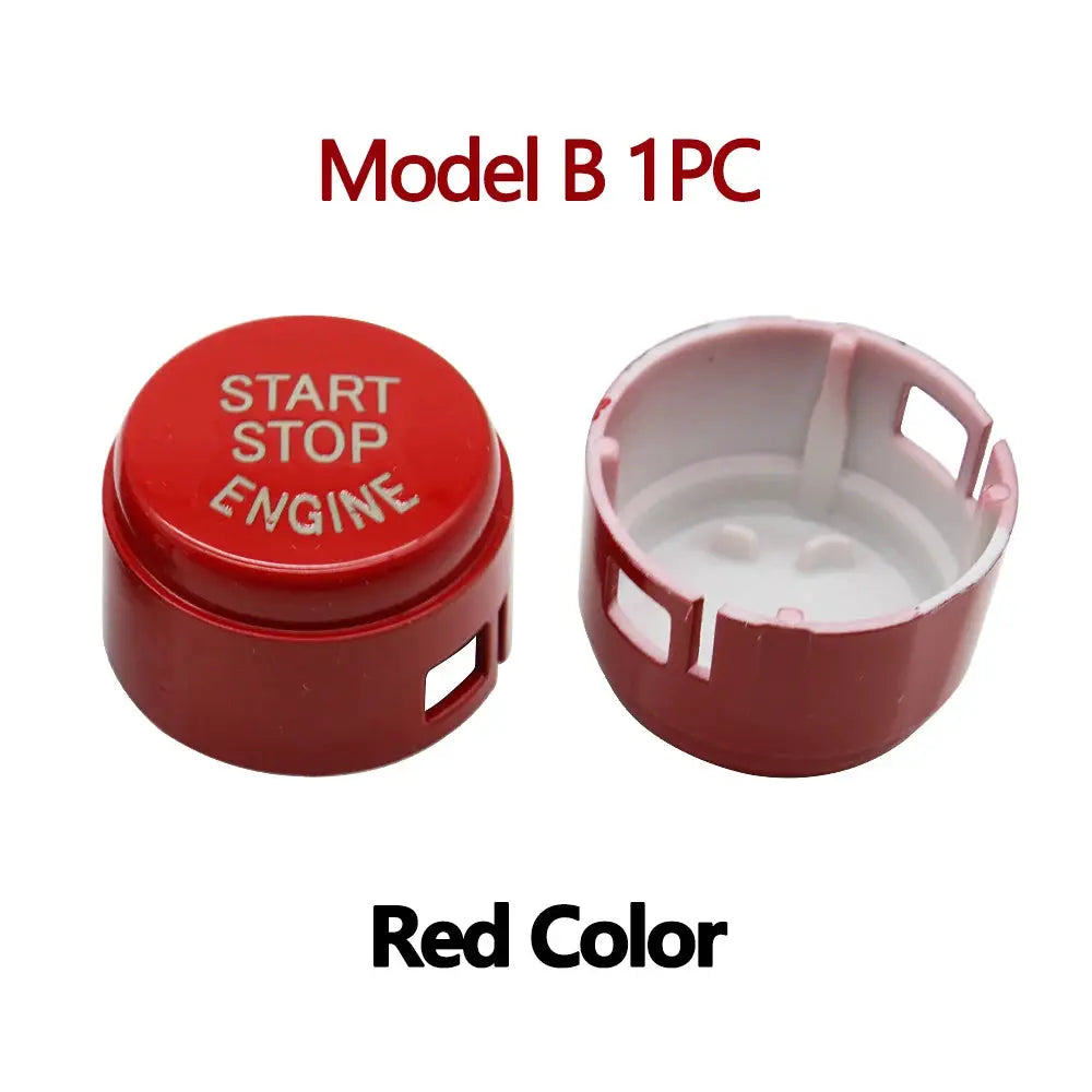 Black Silver Red Blue Car Engine Ignition Start Stop Switch Push Button For BMW X3 X4 F25 F26 61319291691 by InterCyprus Trading Ltd