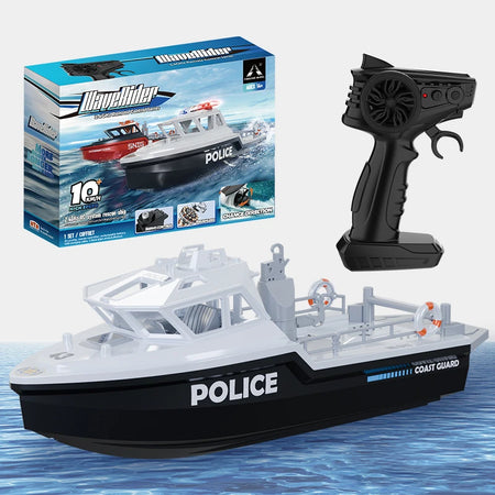 One Thirty-Second RC Boat 2-4G Brushless Ship - Fast black and red