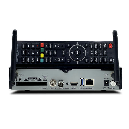 Broadcom 4K CPU satellite tv receiver ZGEMMA H17COMBO DVB S2 + DVB T2/C support CI&amp;CA