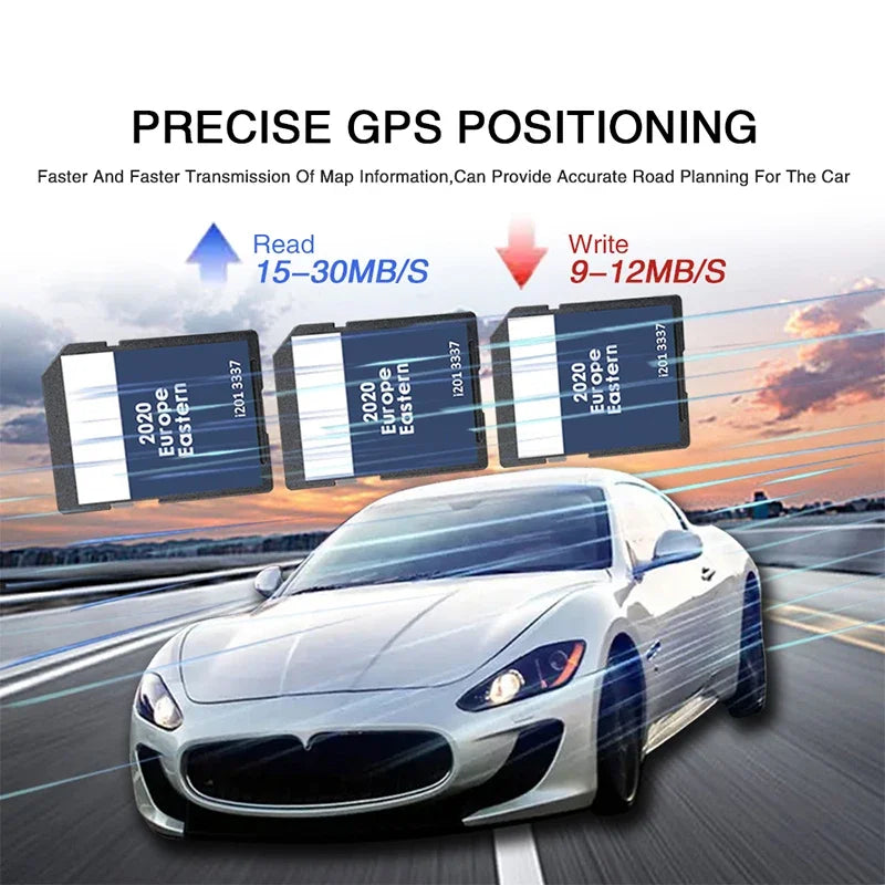 RNS310 East Europe UK SD Map Card &ndash; Anti Fog Sticker