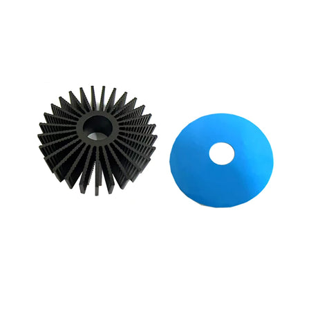 NEMA14 36mm Round Pancake Motor &ndash; Exceptional Precision and Reliability Black heat sink