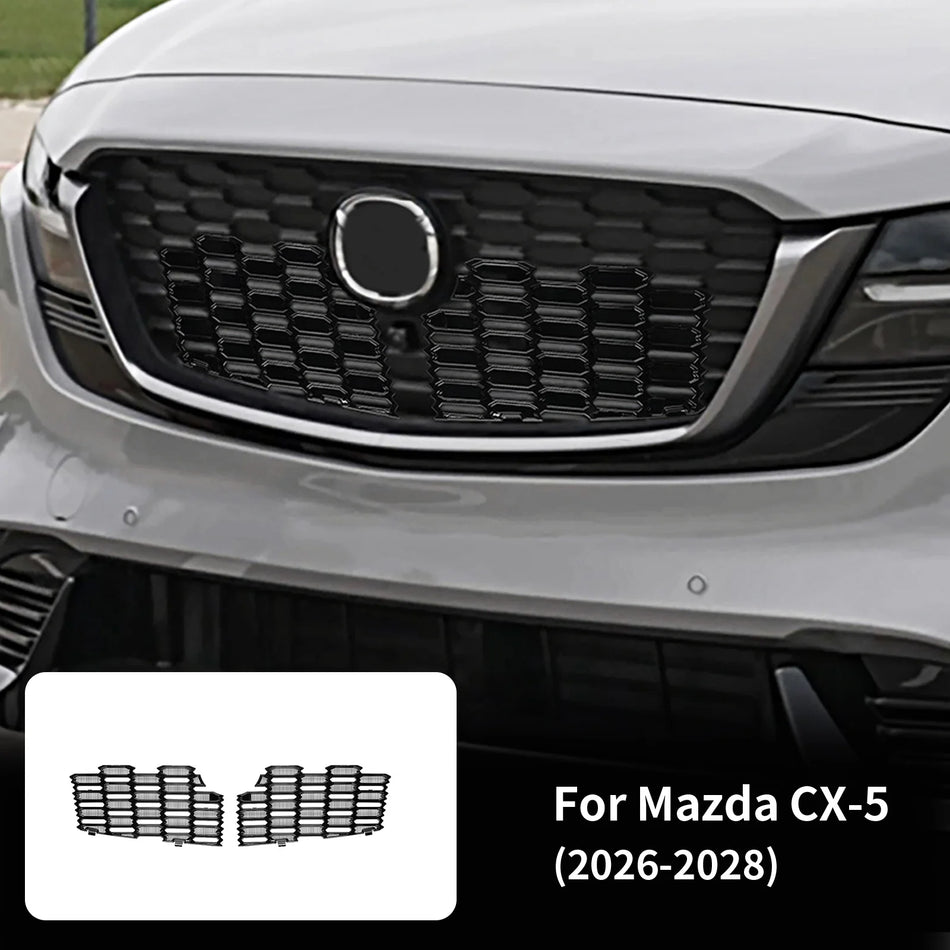 Glänzend schwarze Frontgrillblende für Mazda CX-5 2026 2027 2028
